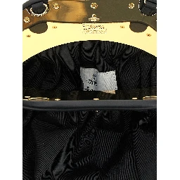 Black Viscose Clutch Bag