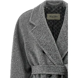 Gray Virgin Wool Coat