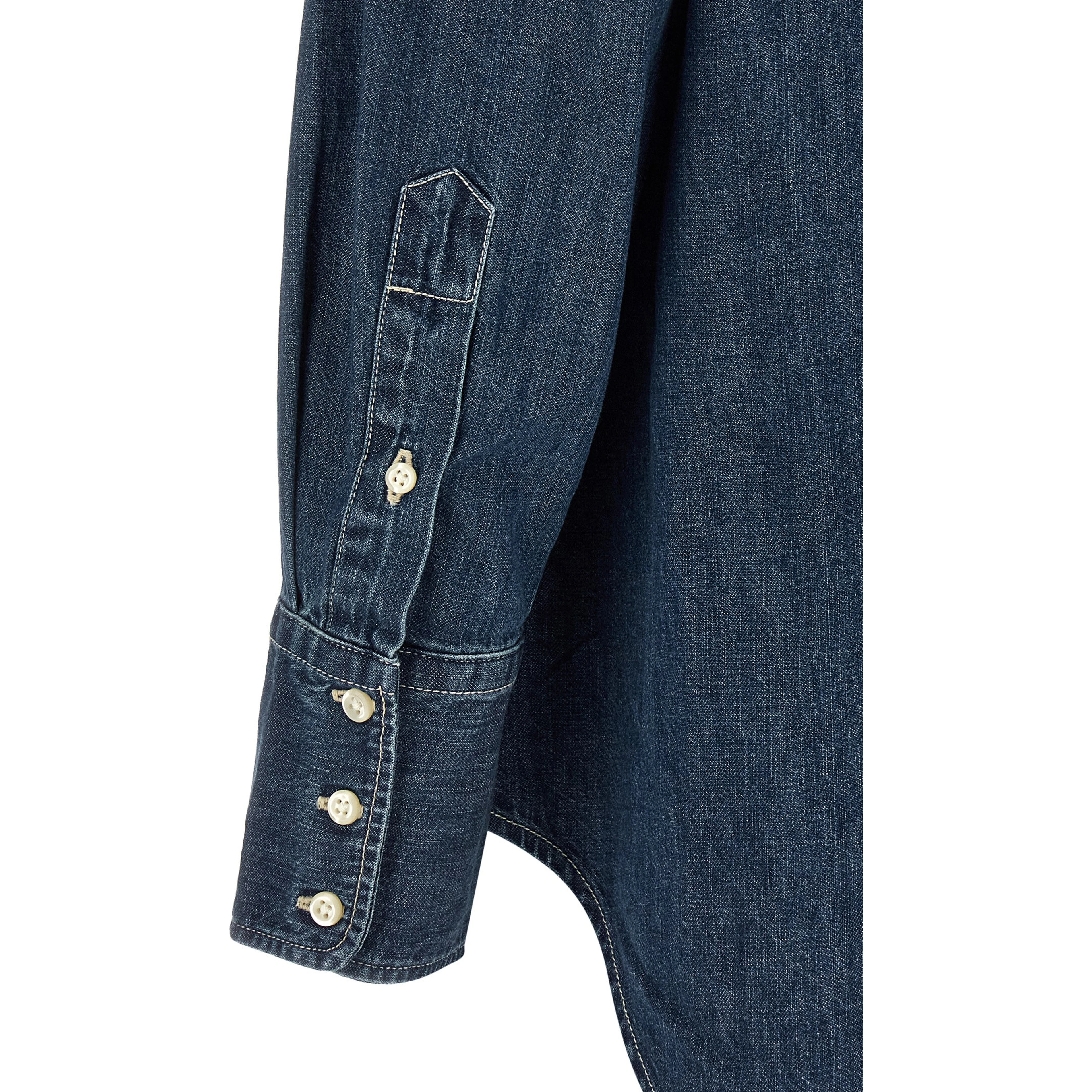 Blue Cotton Blouse