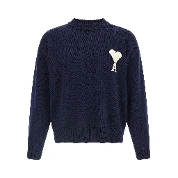 Blue Wool Cardigan