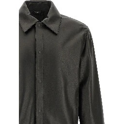 Black Lamb Leather Leather Jacket