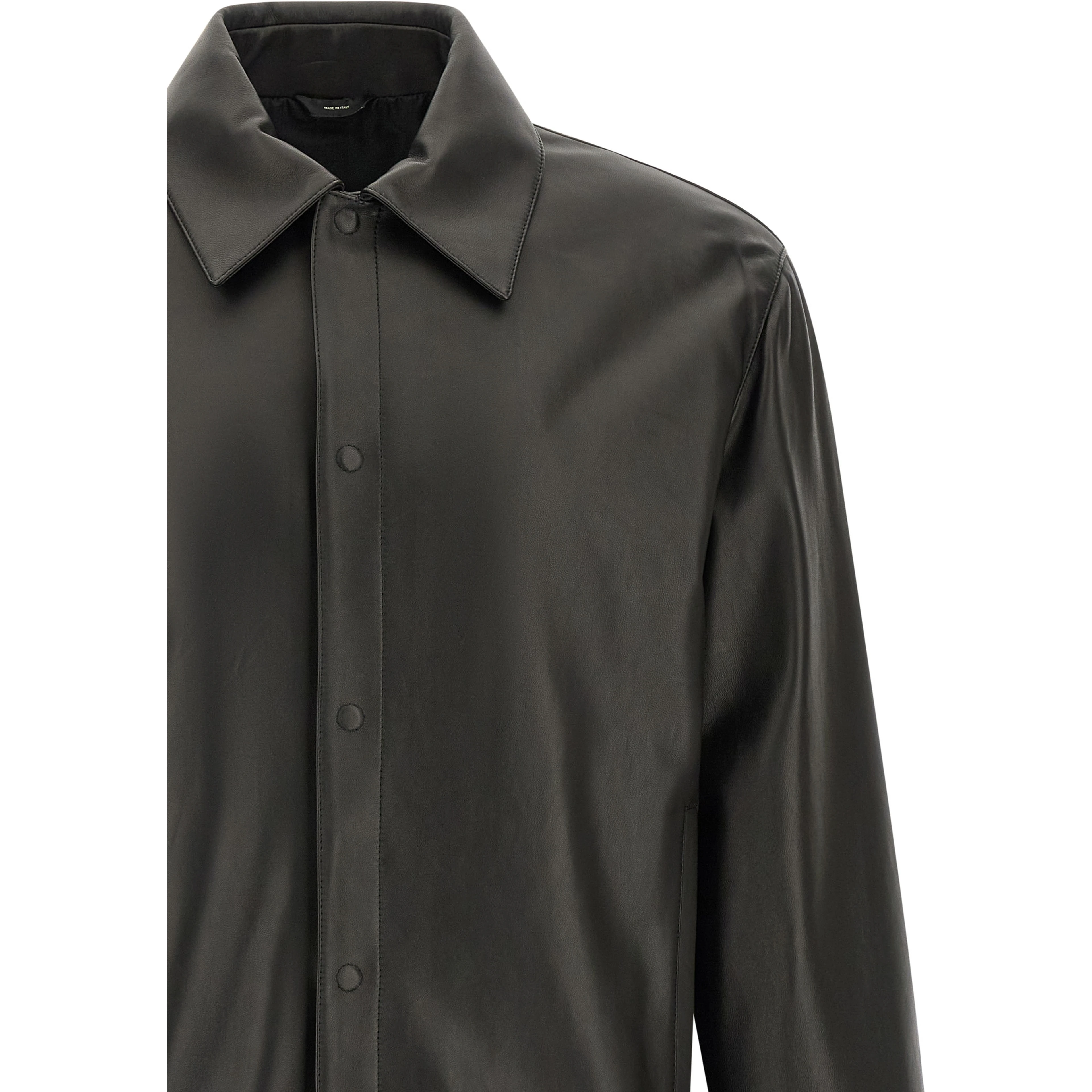Black Lamb Leather Leather Jacket