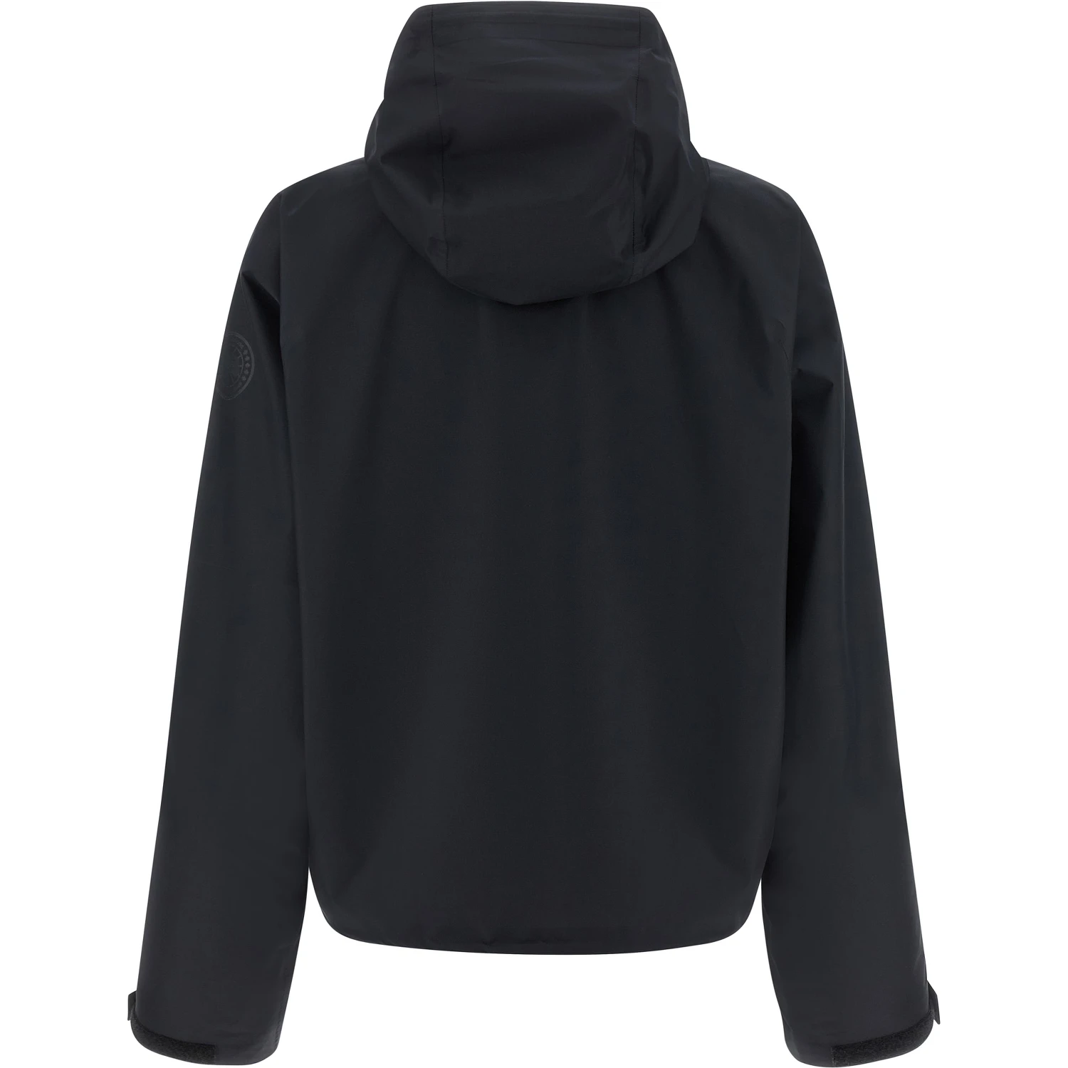 Black Polyester Shell Jacket