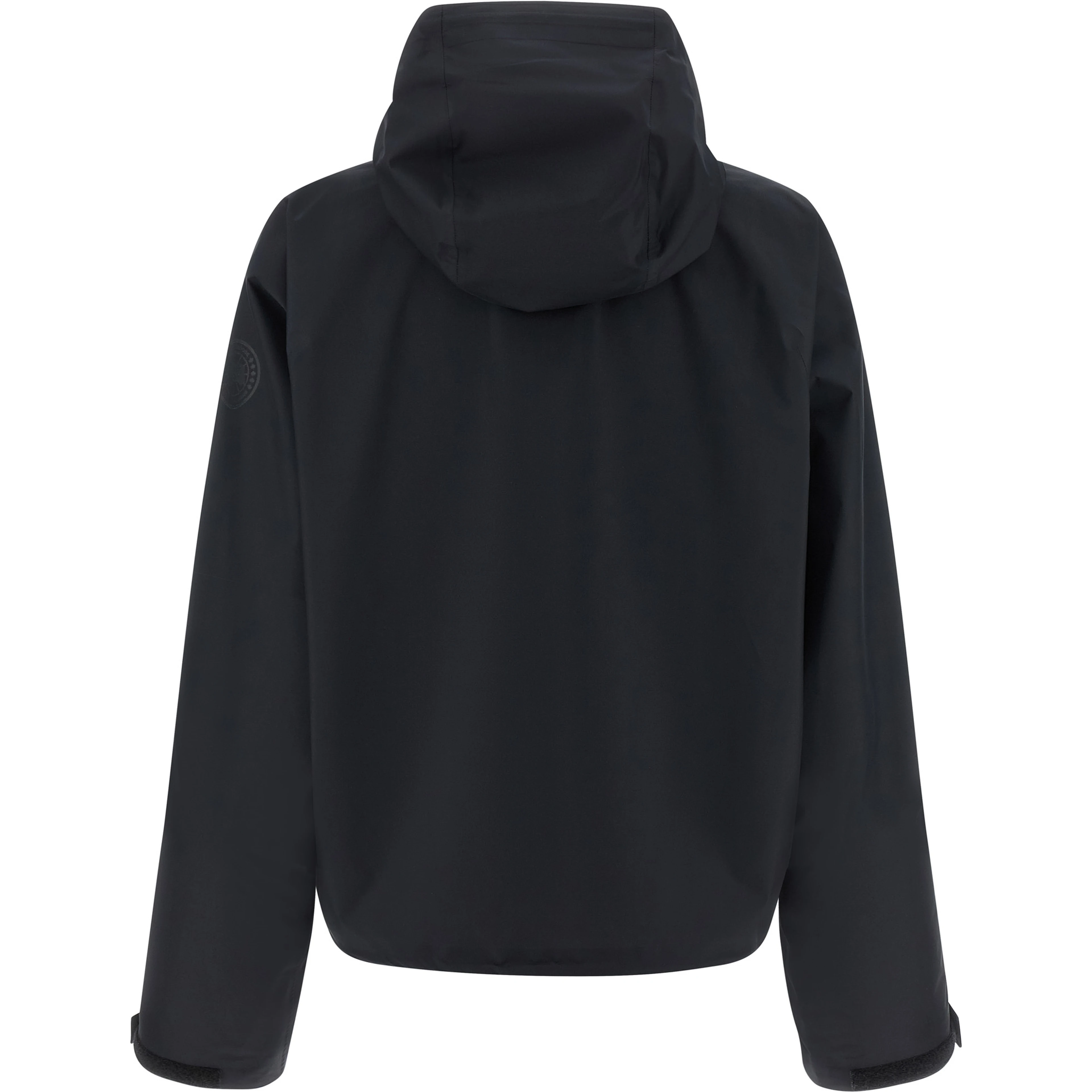Black Polyester Shell Jacket