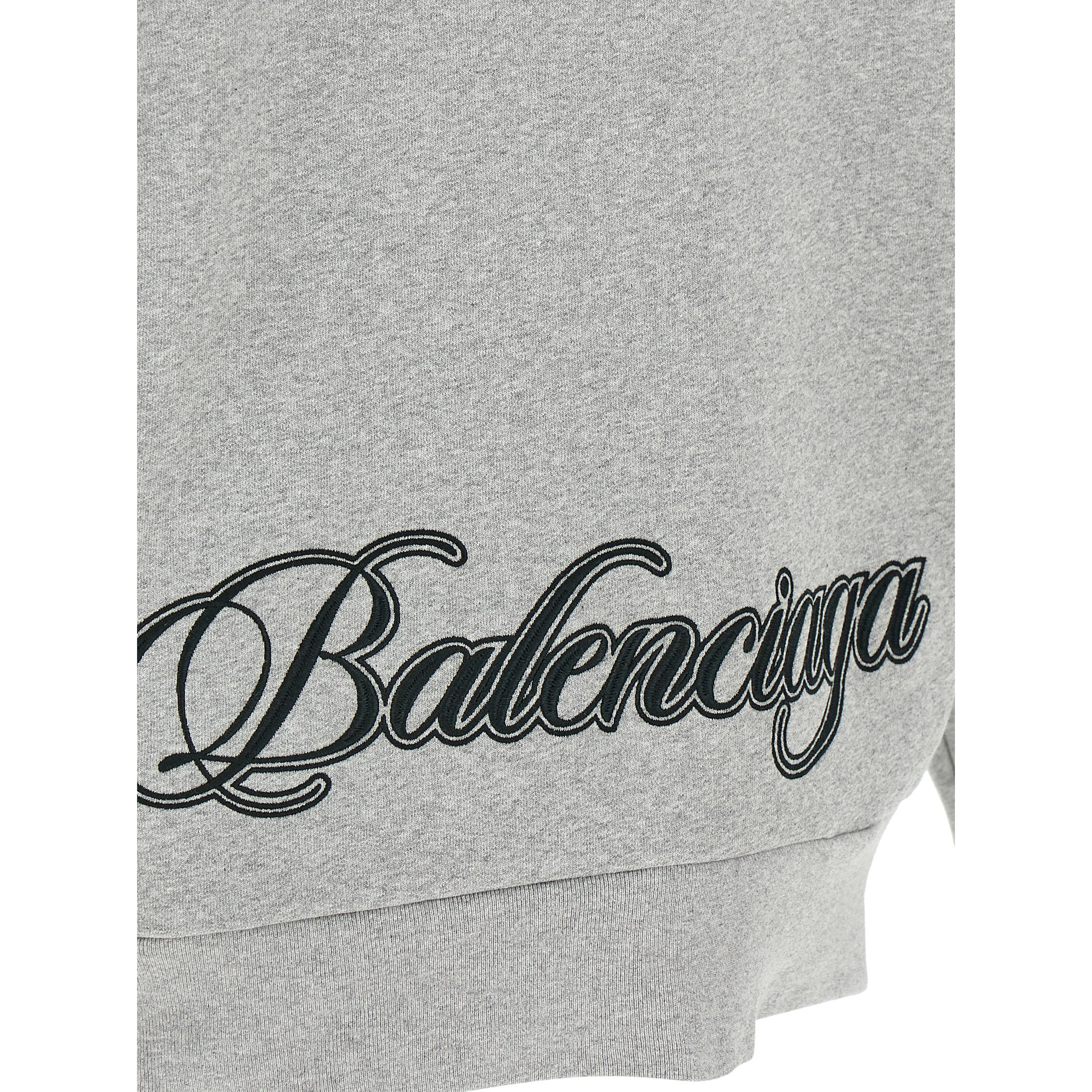 Gray Cotton Sweatshirt