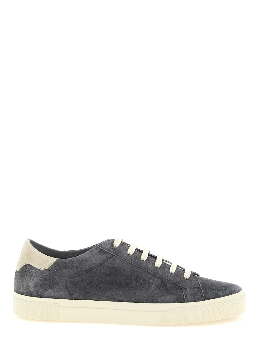 Gray Calfskin Sneakers