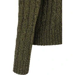 Bicolor Cotton Cardigan