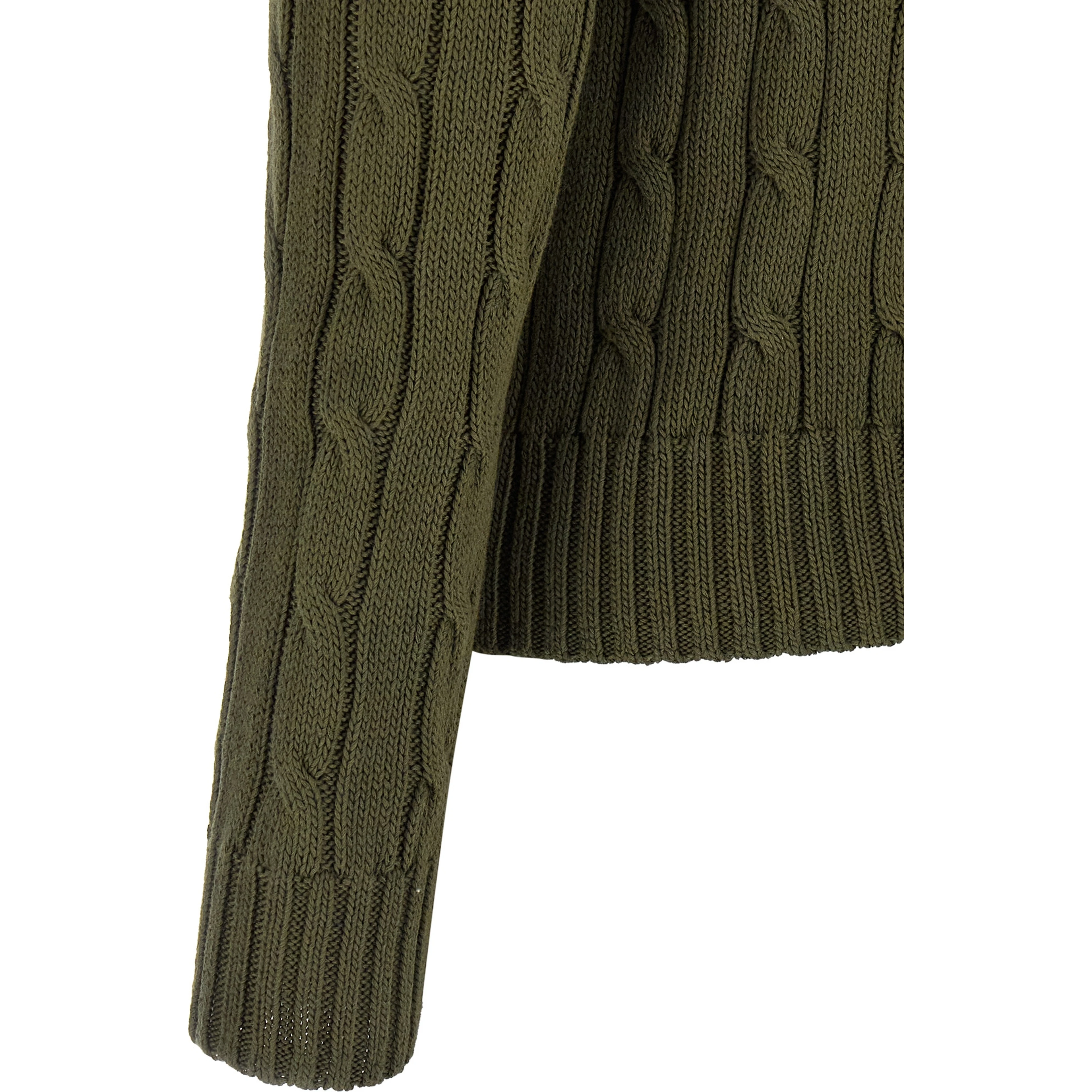 Bicolor Cotton Cardigan