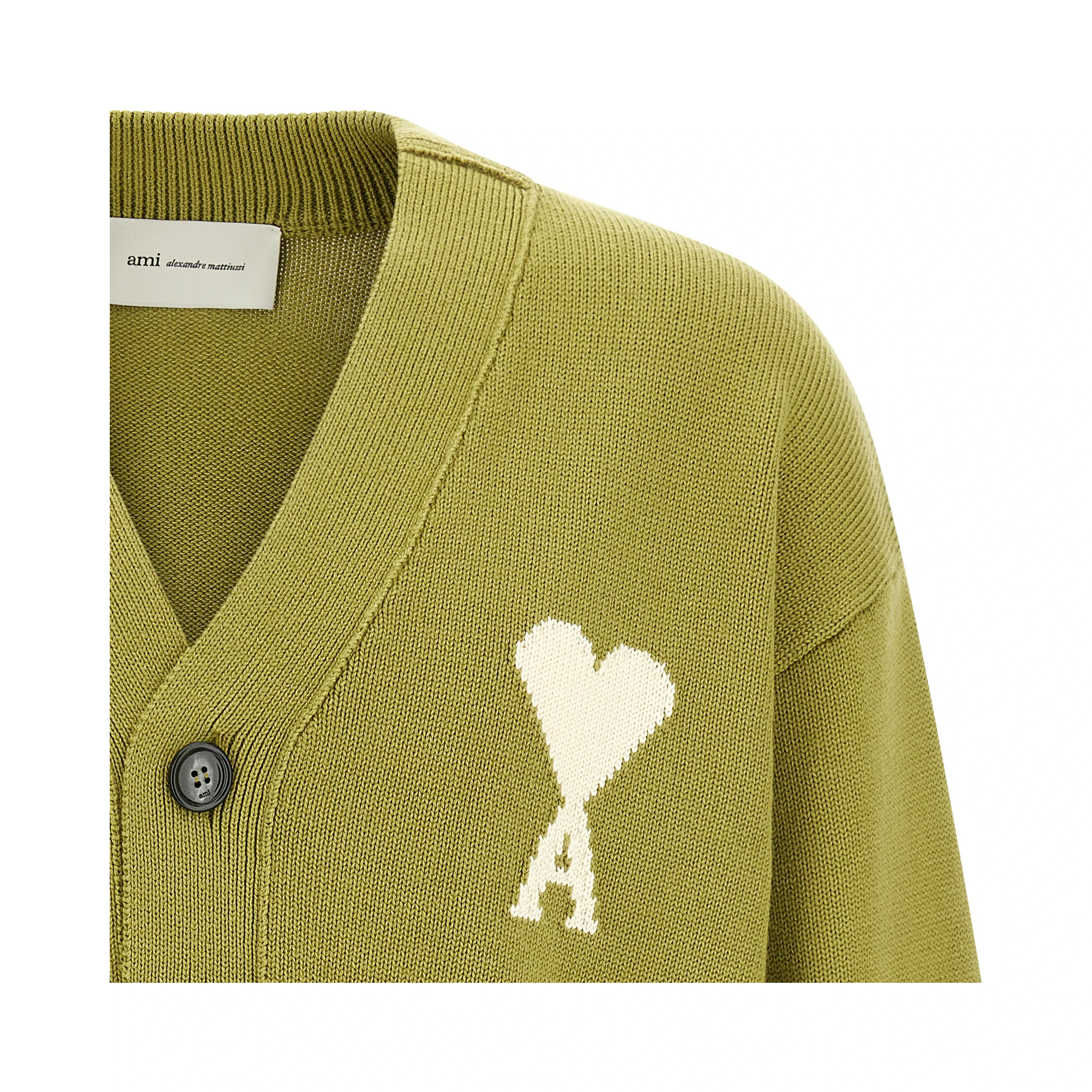 Bicolor Wool Cardigan