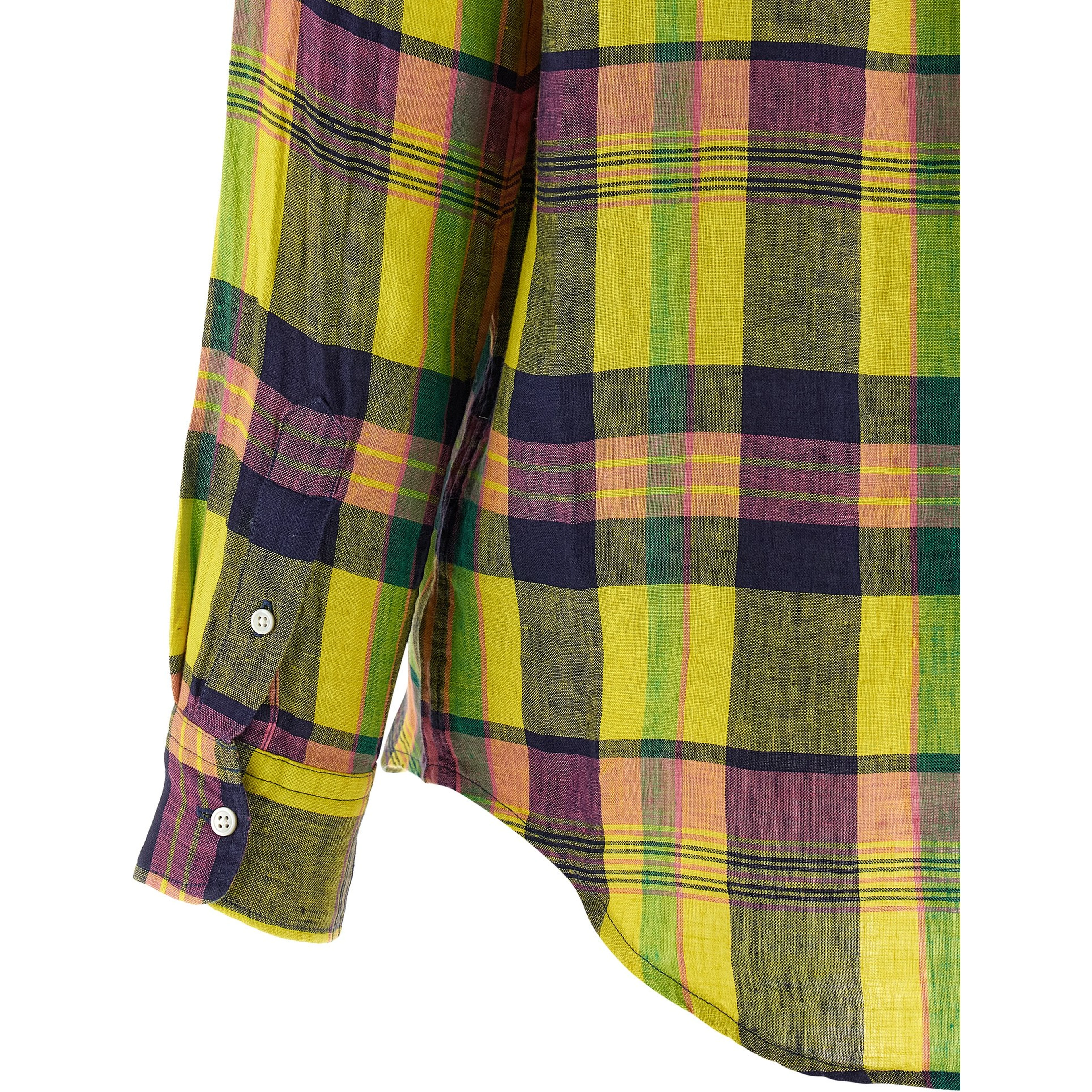 Multicolor Linen Blouse