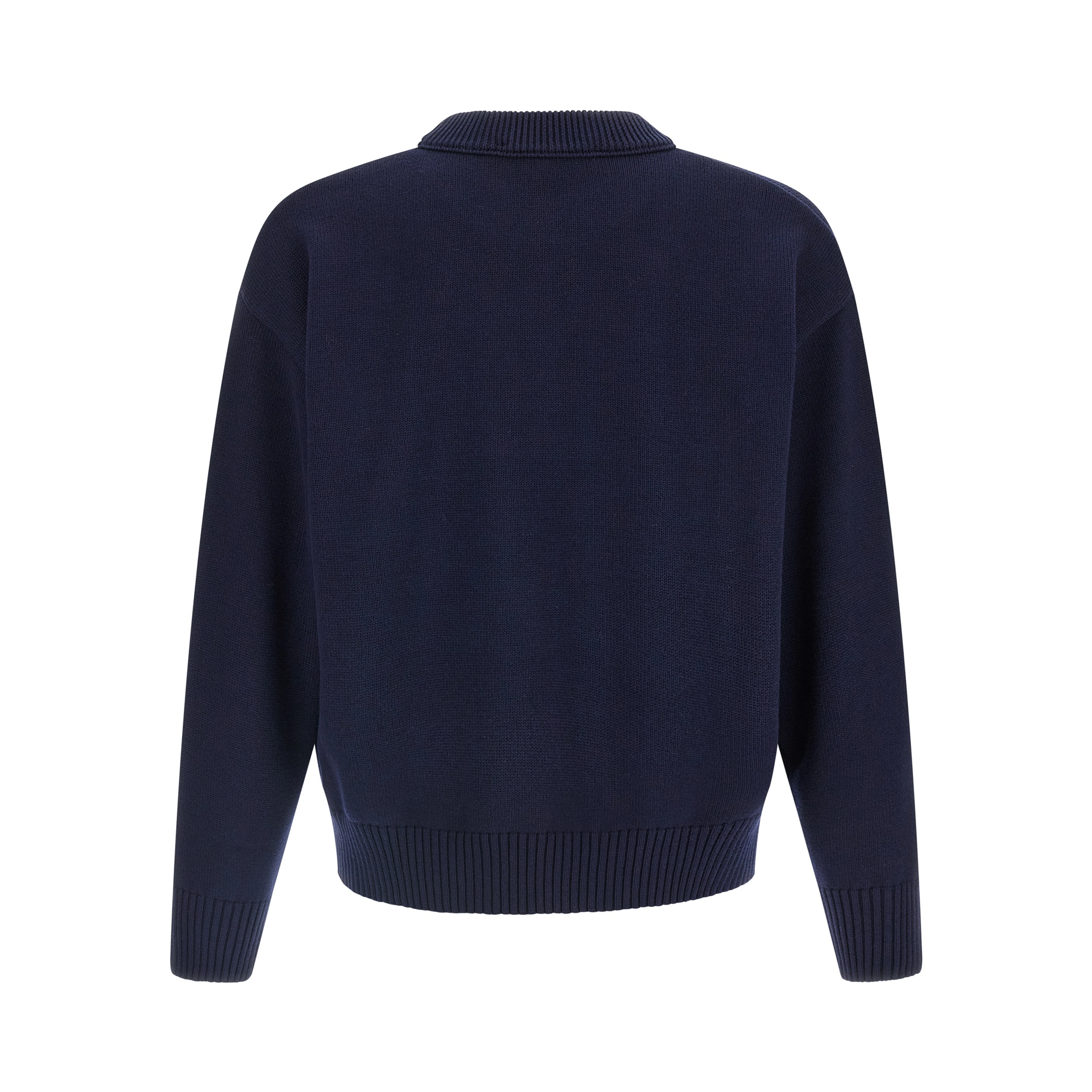 Blue Wool Cardigan
