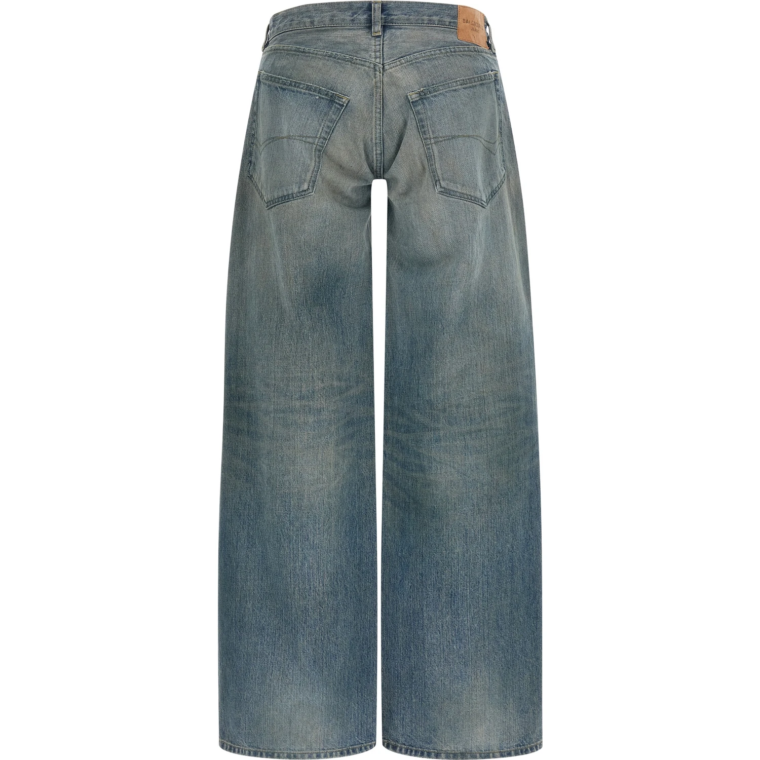 Blue Cotton Relaxed Fit Jeans