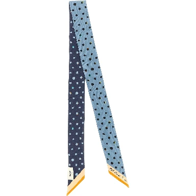 Multicolor Silk Foulard