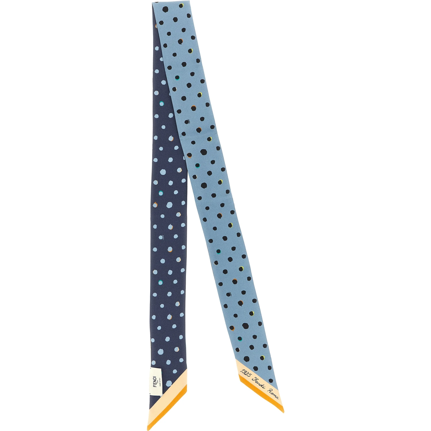 Multicolor Silk Foulard