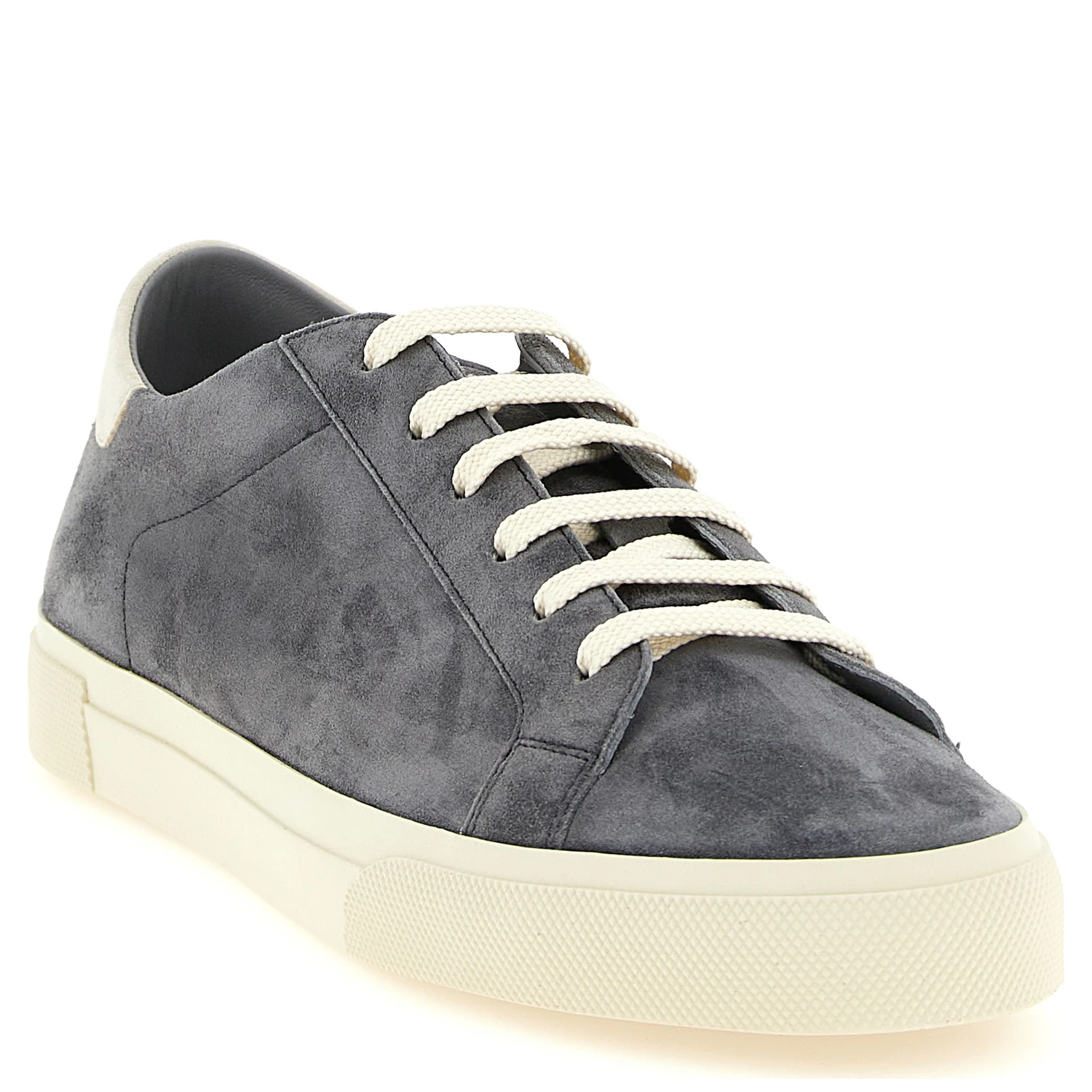 Gray Calfskin Sneakers