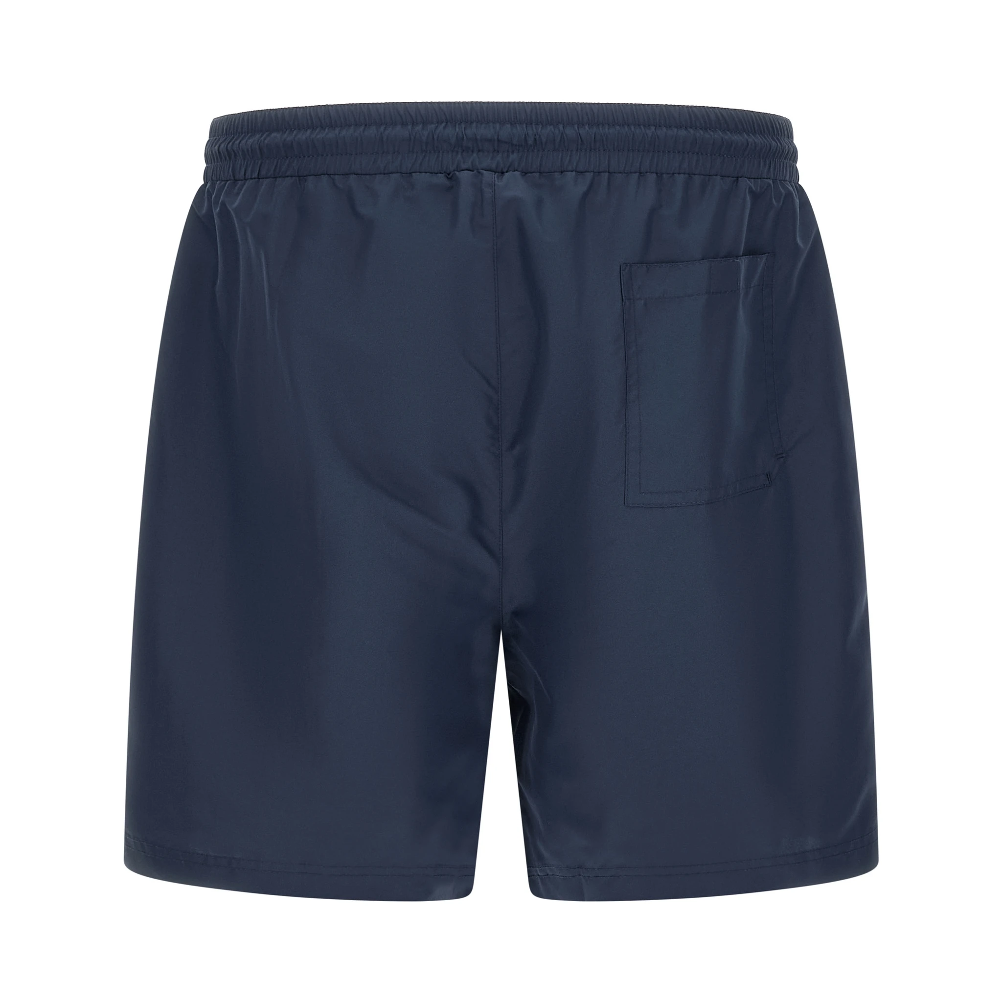 Blue Polyester Swim Shorts