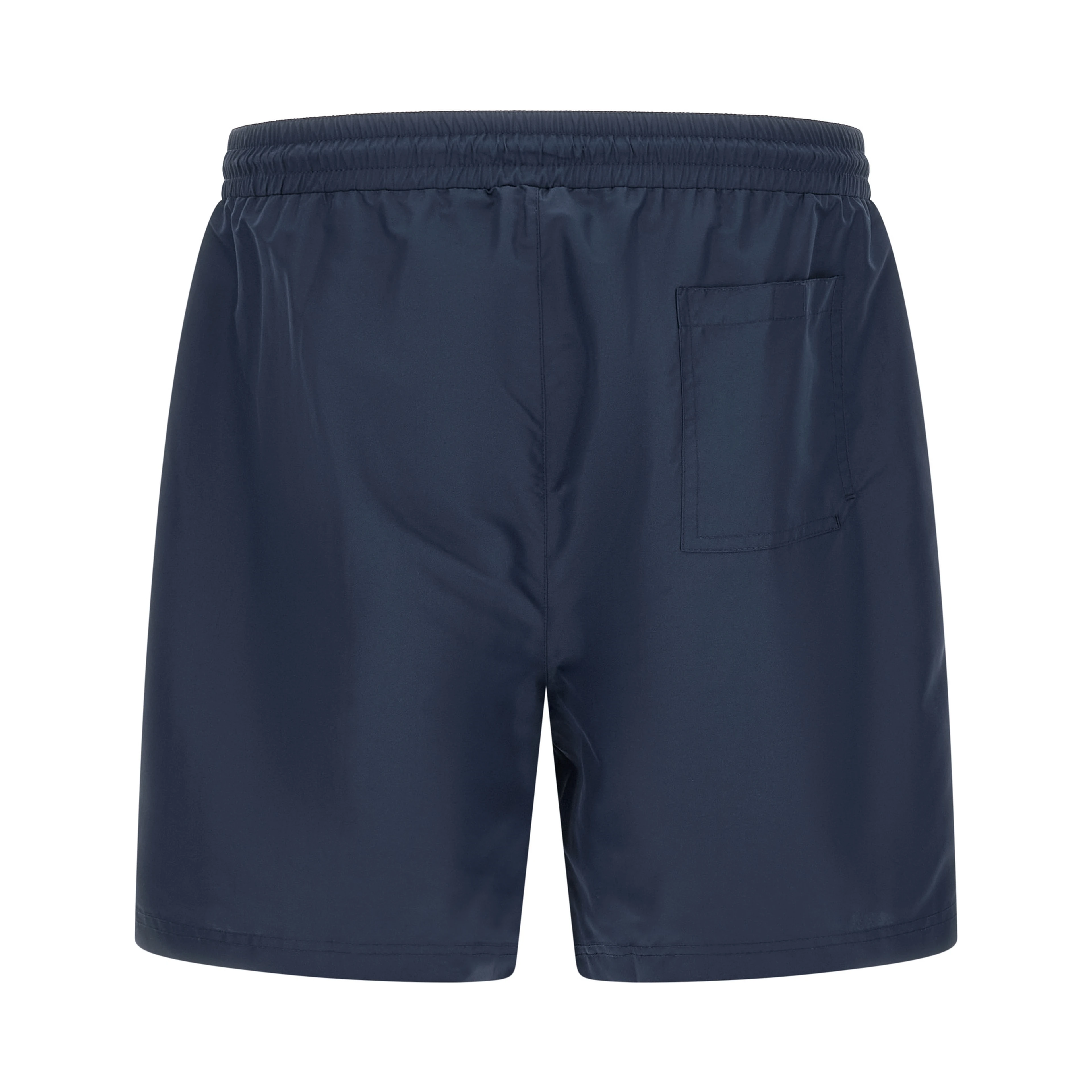 Blue Polyester Swim Shorts