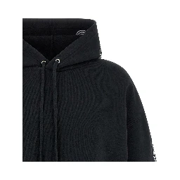 Black Cotton Hoodie
