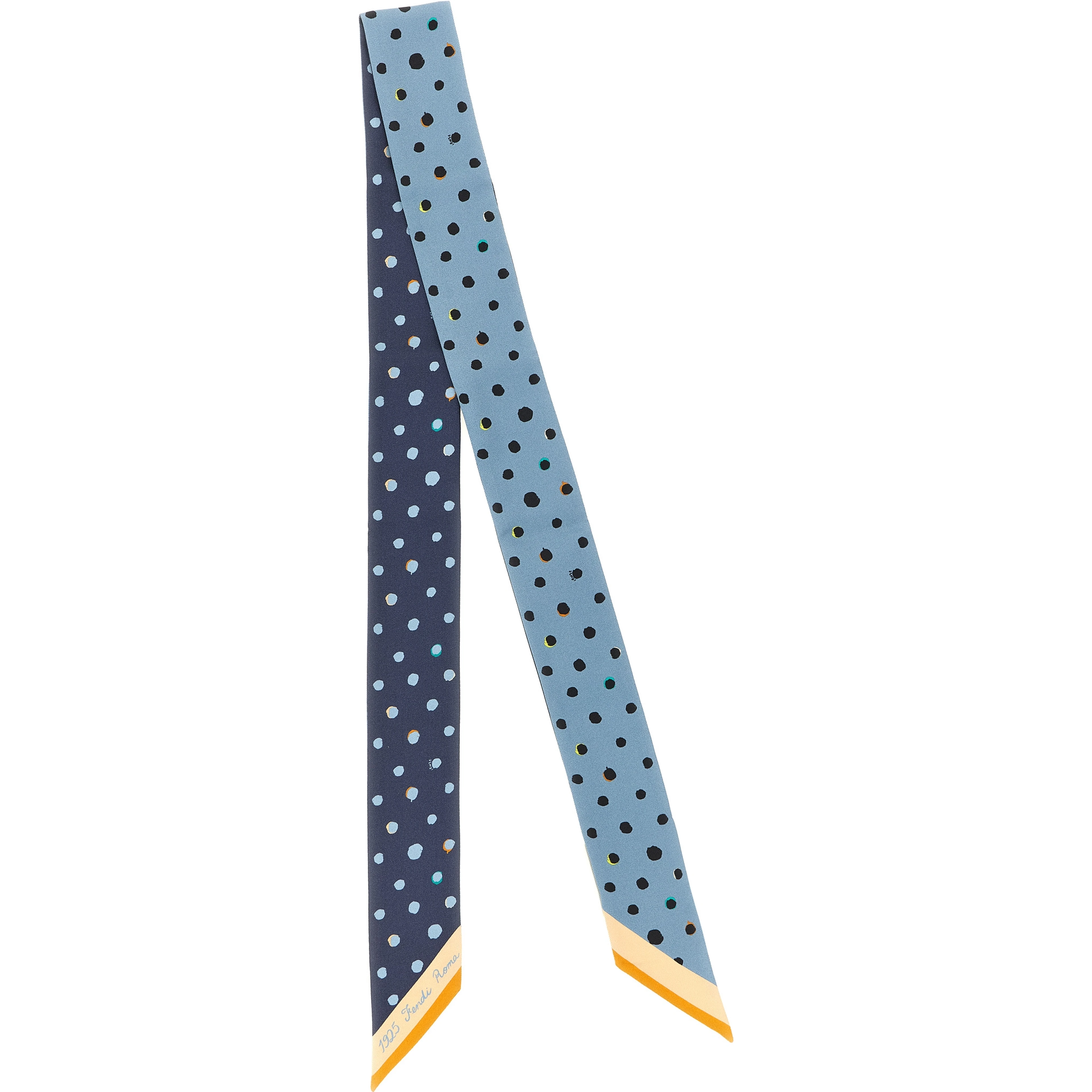 Multicolor Silk Foulard