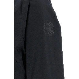 Black Polyester Shell Jacket