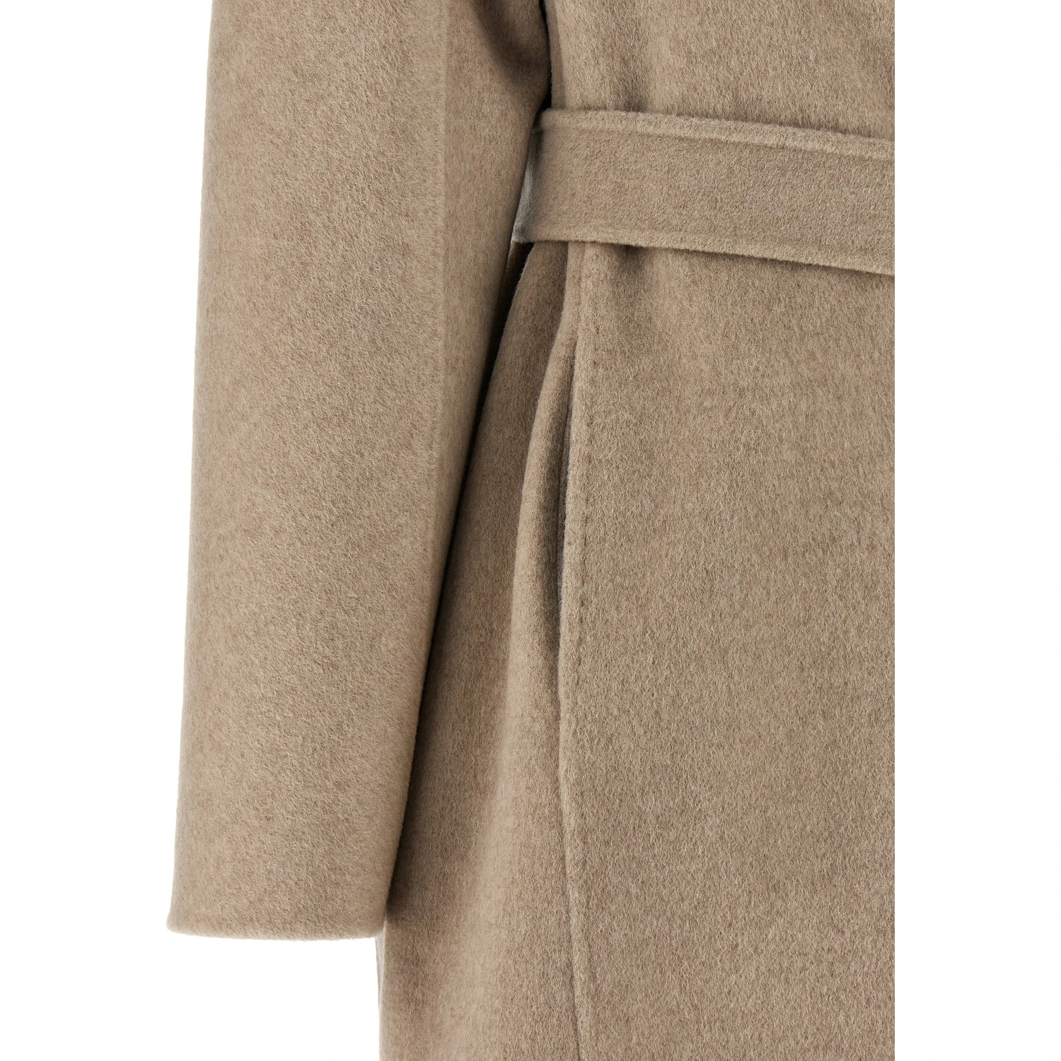 Beige Cashmere Coat