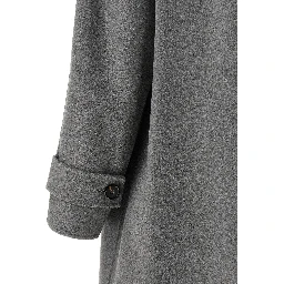 Gray Virgin Wool Coat