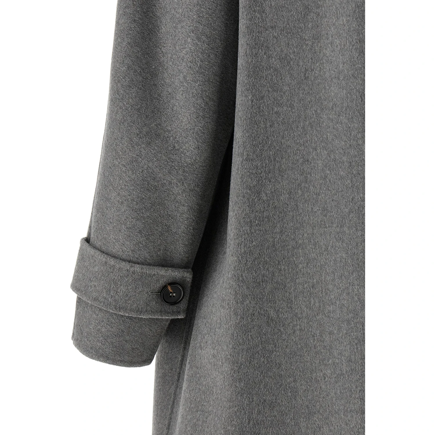 Gray Virgin Wool Coat