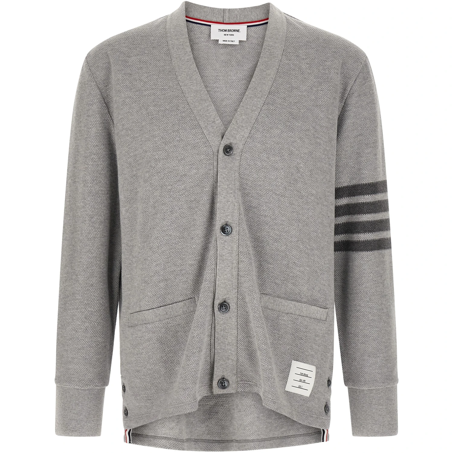 Gray Cotton Cardigan