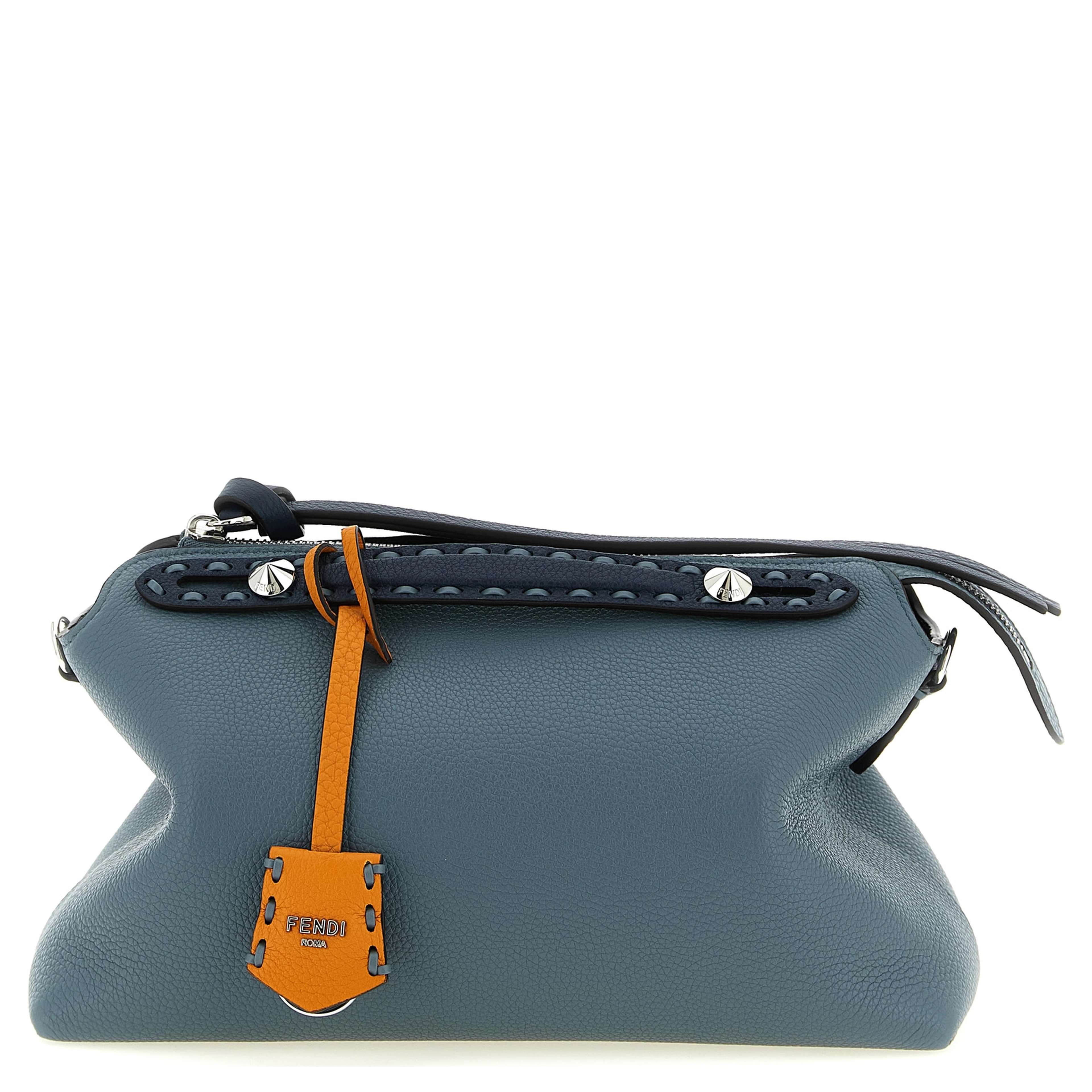 Blue Calfskin Handbag
