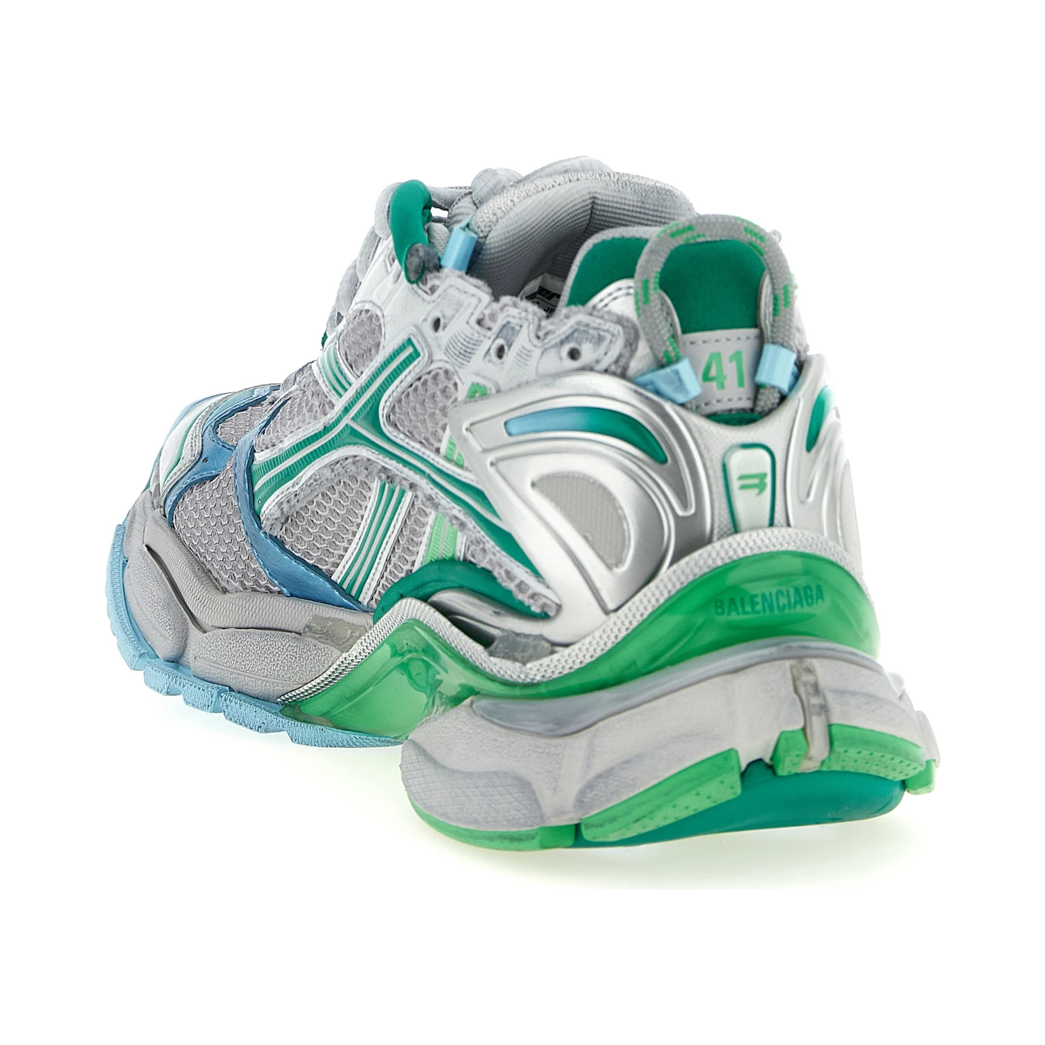Multicolor Polyethylene Athletic Sneakers