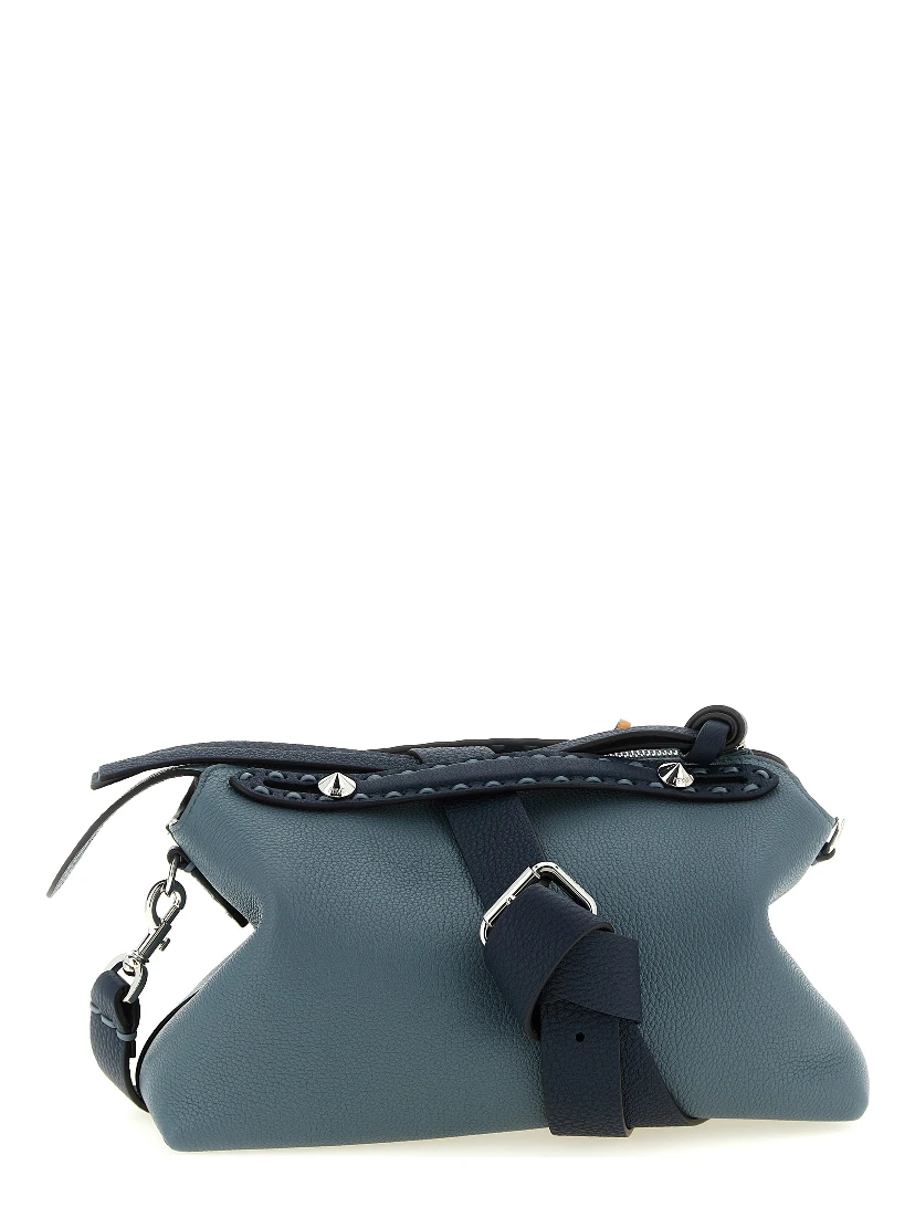 Blue Calfskin Handbag