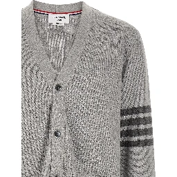 Gray Cotton Cardigan