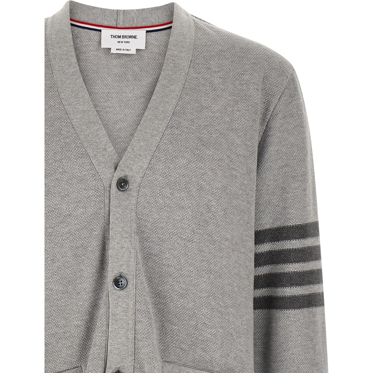 Gray Cotton Cardigan