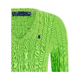 Bicolor Cotton Cardigan