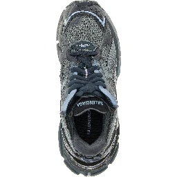 Gray Polyethylene Athletic Sneakers