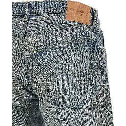 Blue Cotton Relaxed Fit Jeans