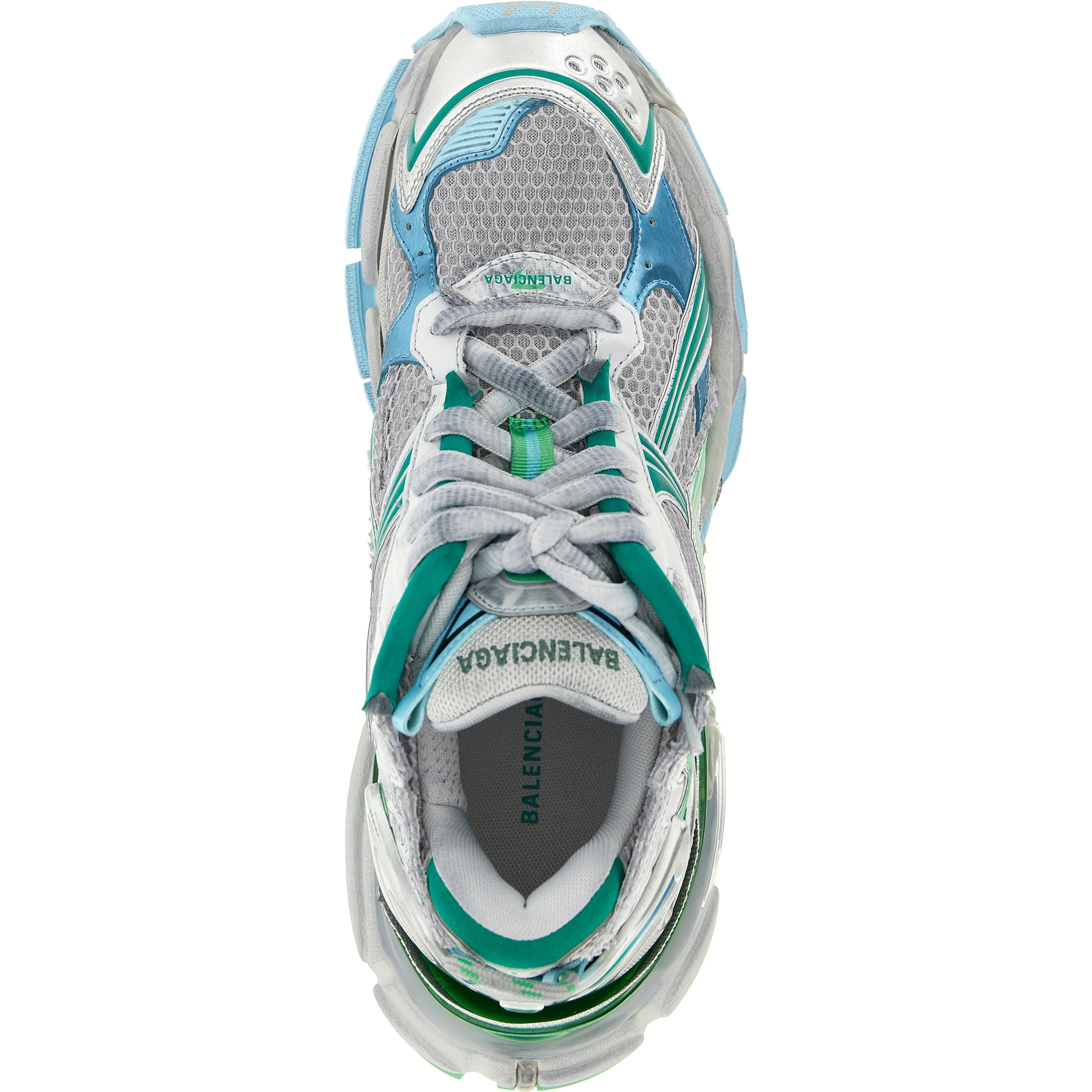 Multicolor Polyethylene Athletic Sneakers