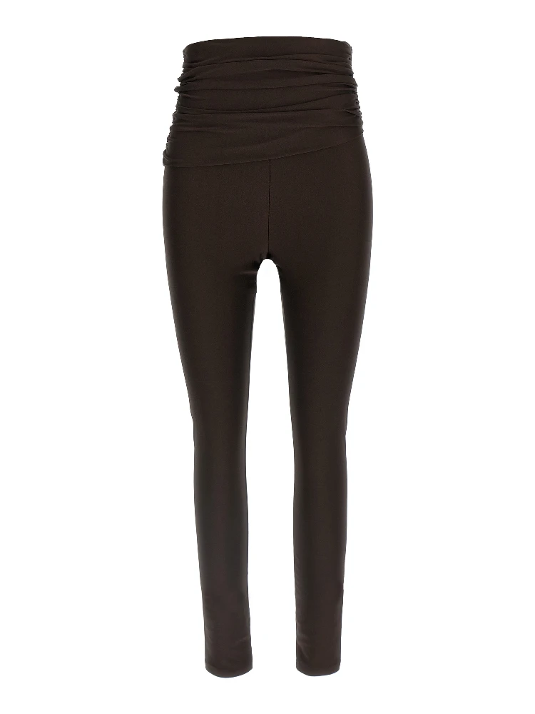 Brown Polyamide Leggings