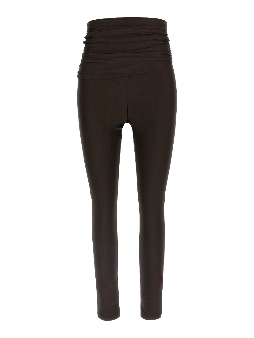 Brown Polyamide Leggings