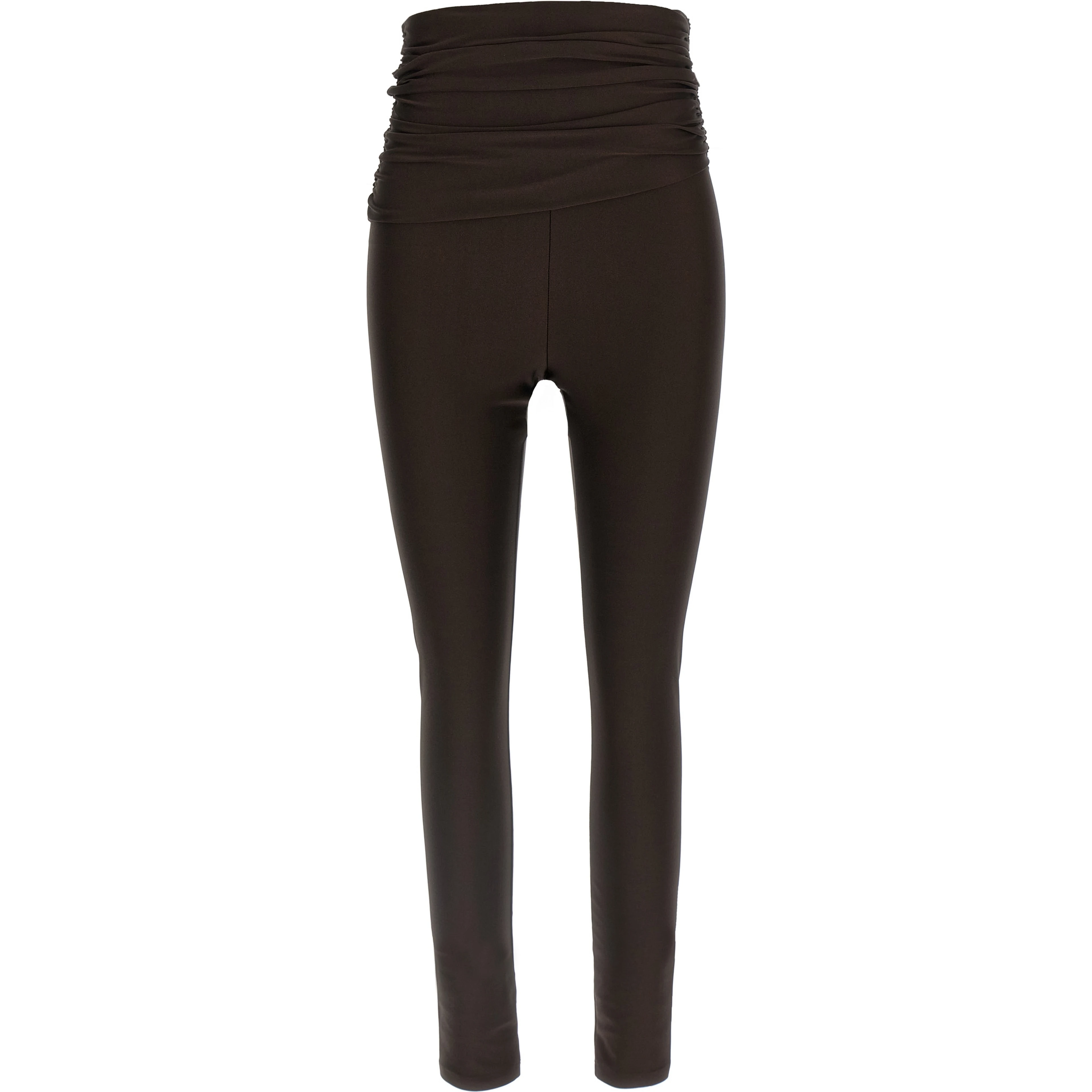 Brown Polyamide Leggings