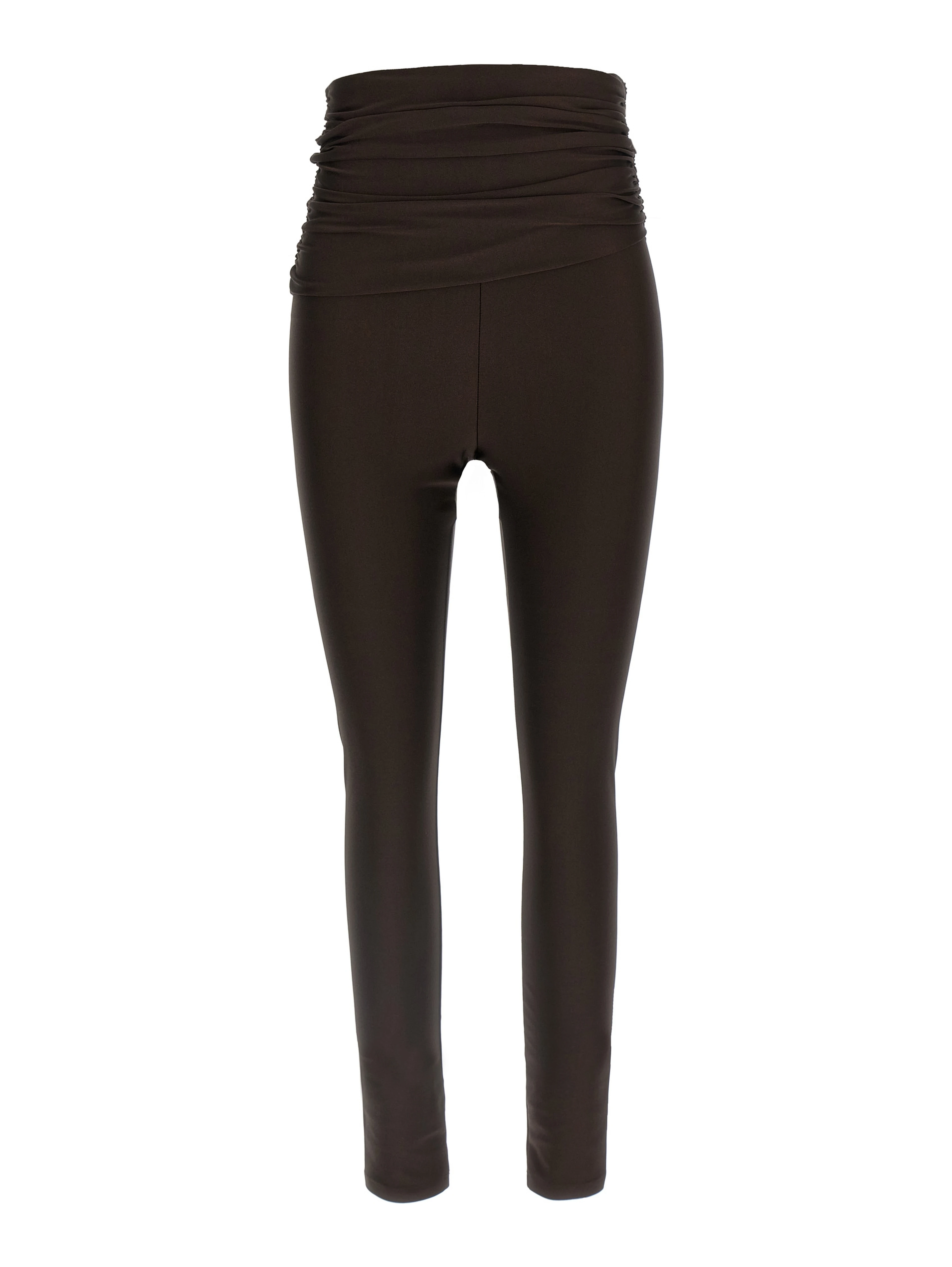 Brown Polyamide Leggings