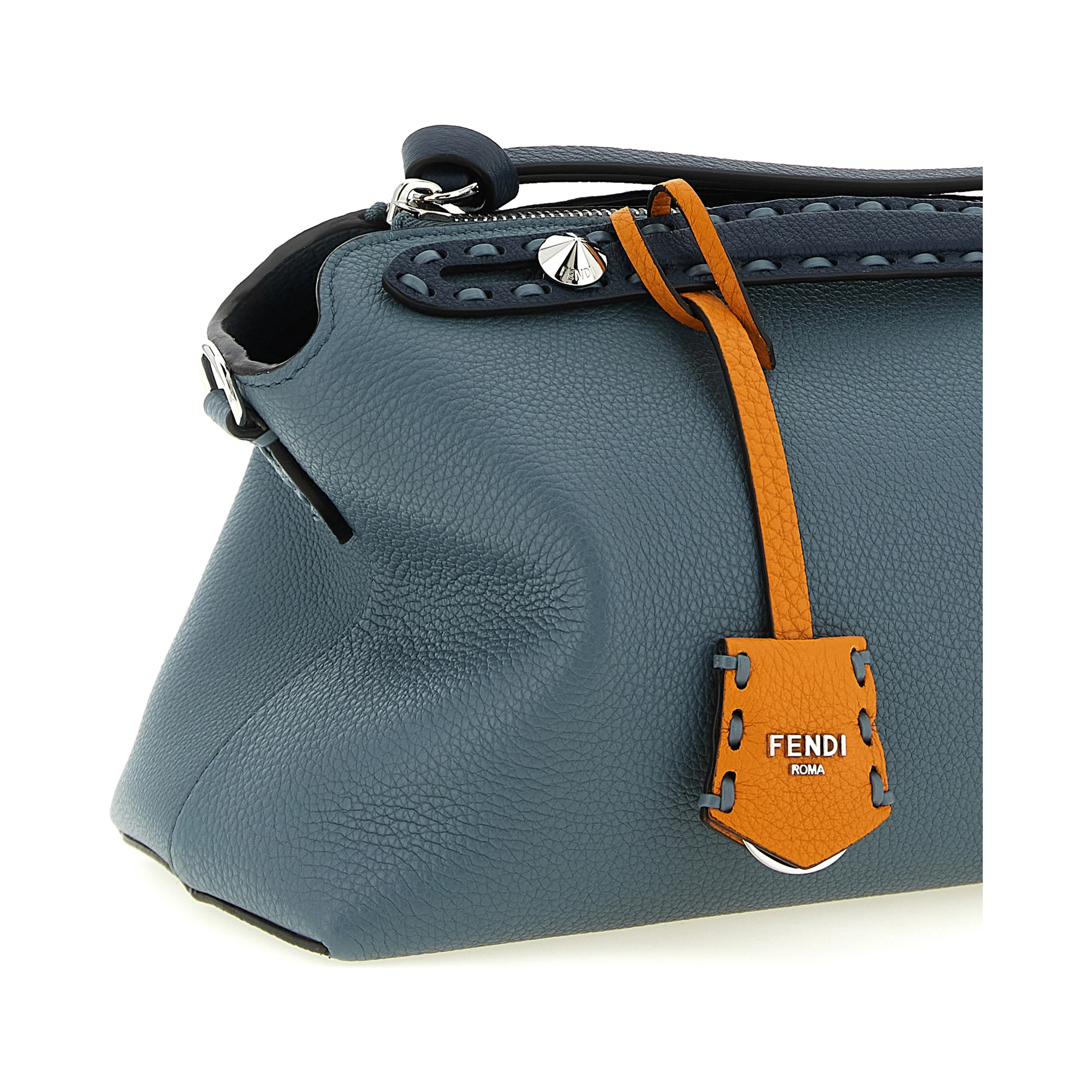 Blue Calfskin Handbag
