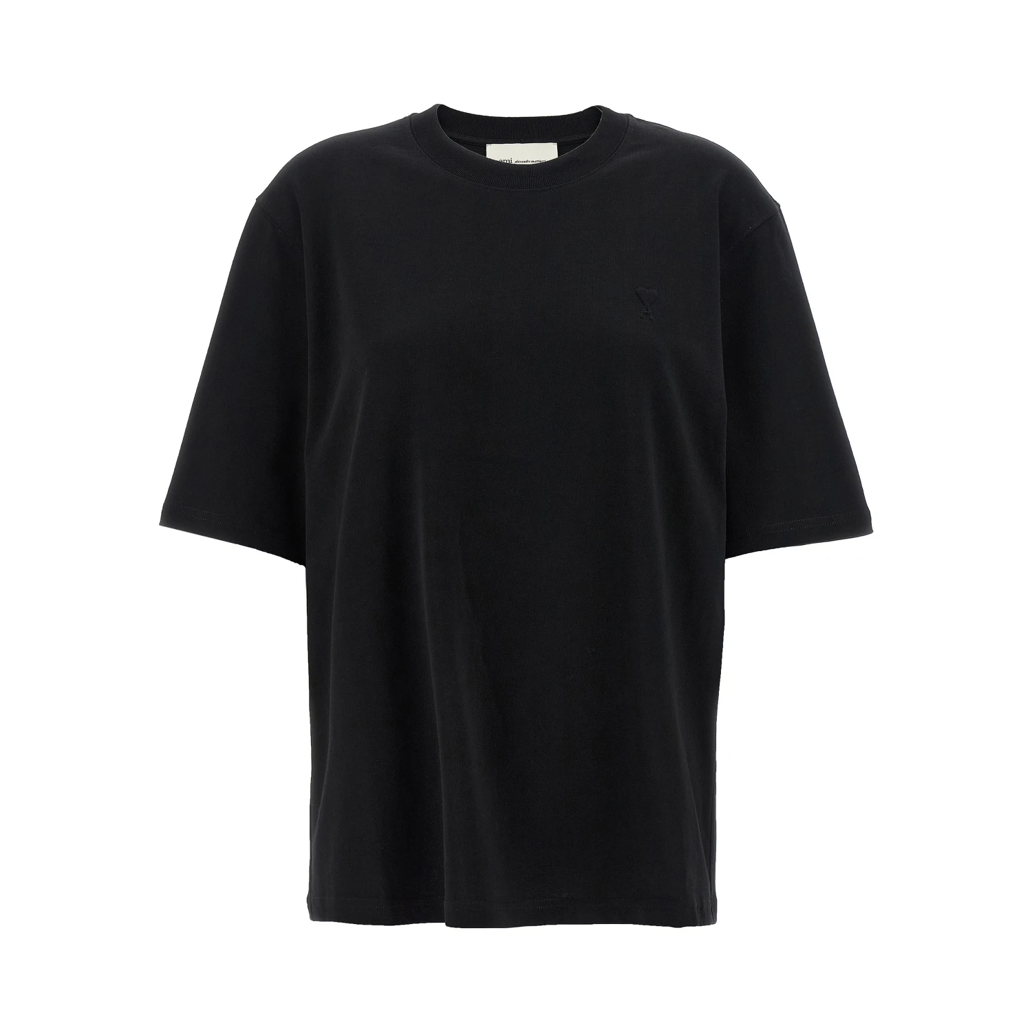 Black Cotton T-Shirt