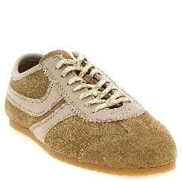 Beige Calfskin Sneakers