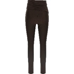 Brown Polyamide Leggings
