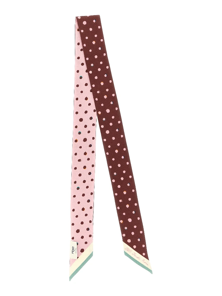 Multicolor Silk Foulard