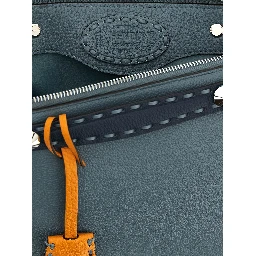 Blue Calfskin Handbag