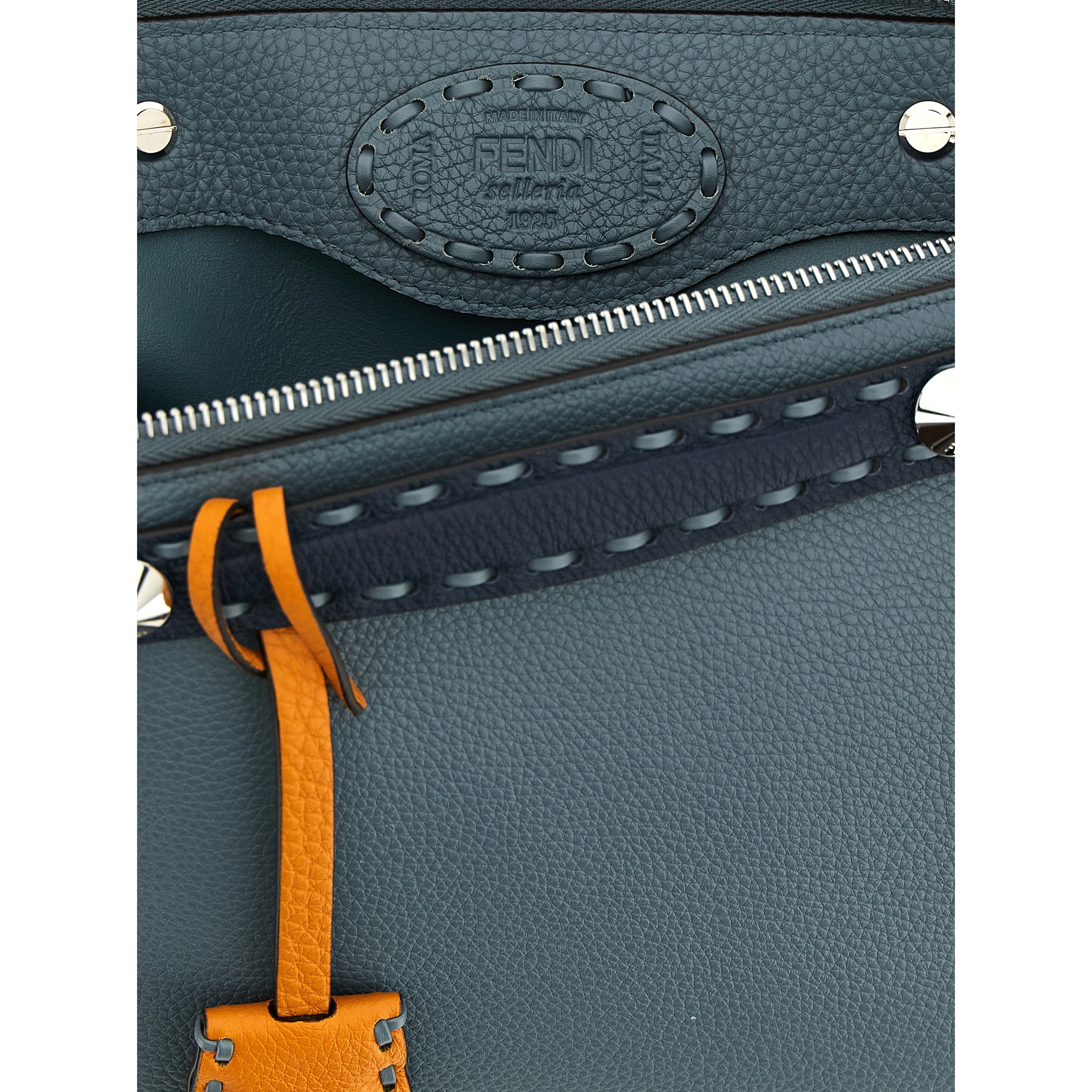 Blue Calfskin Handbag