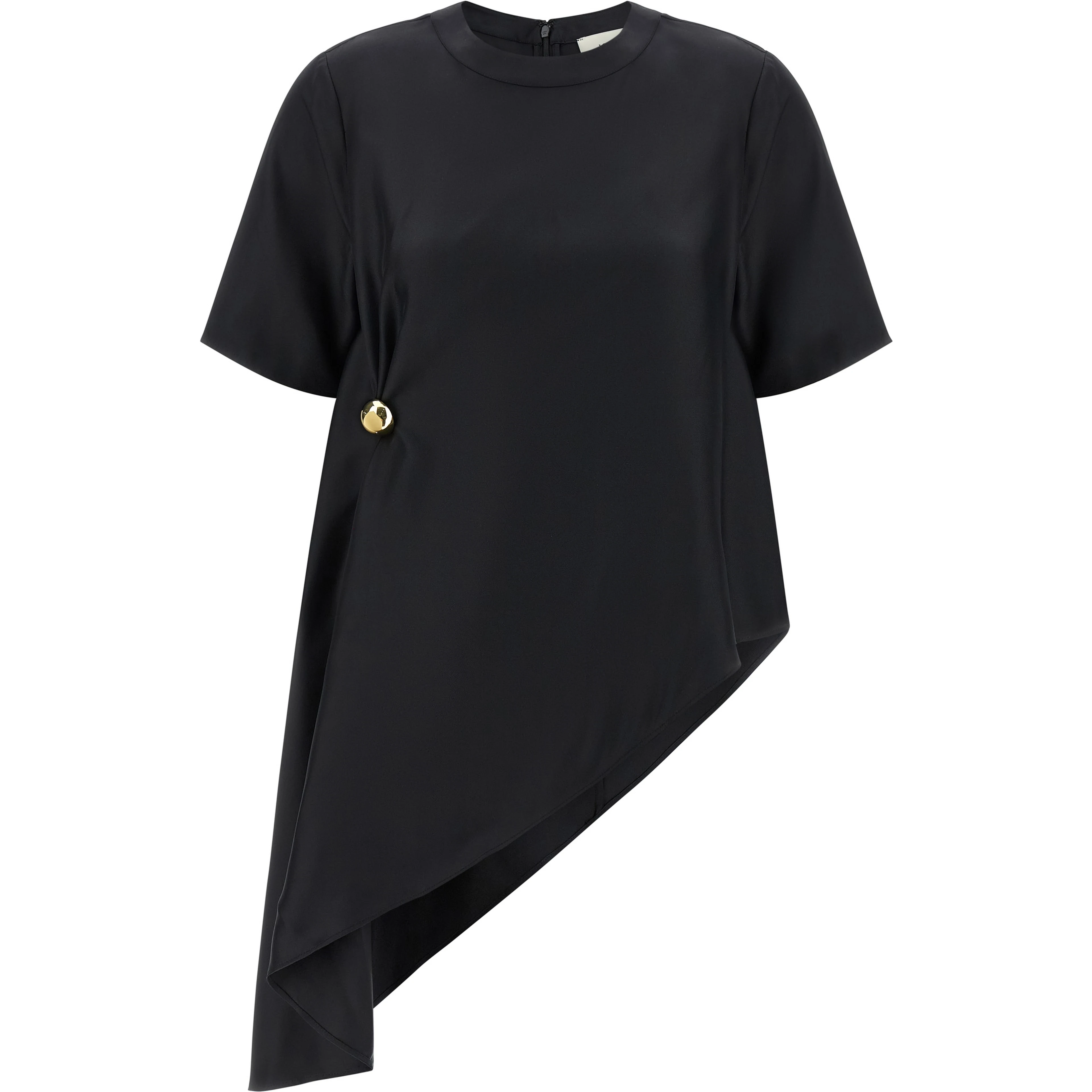 Black Silk Blouse