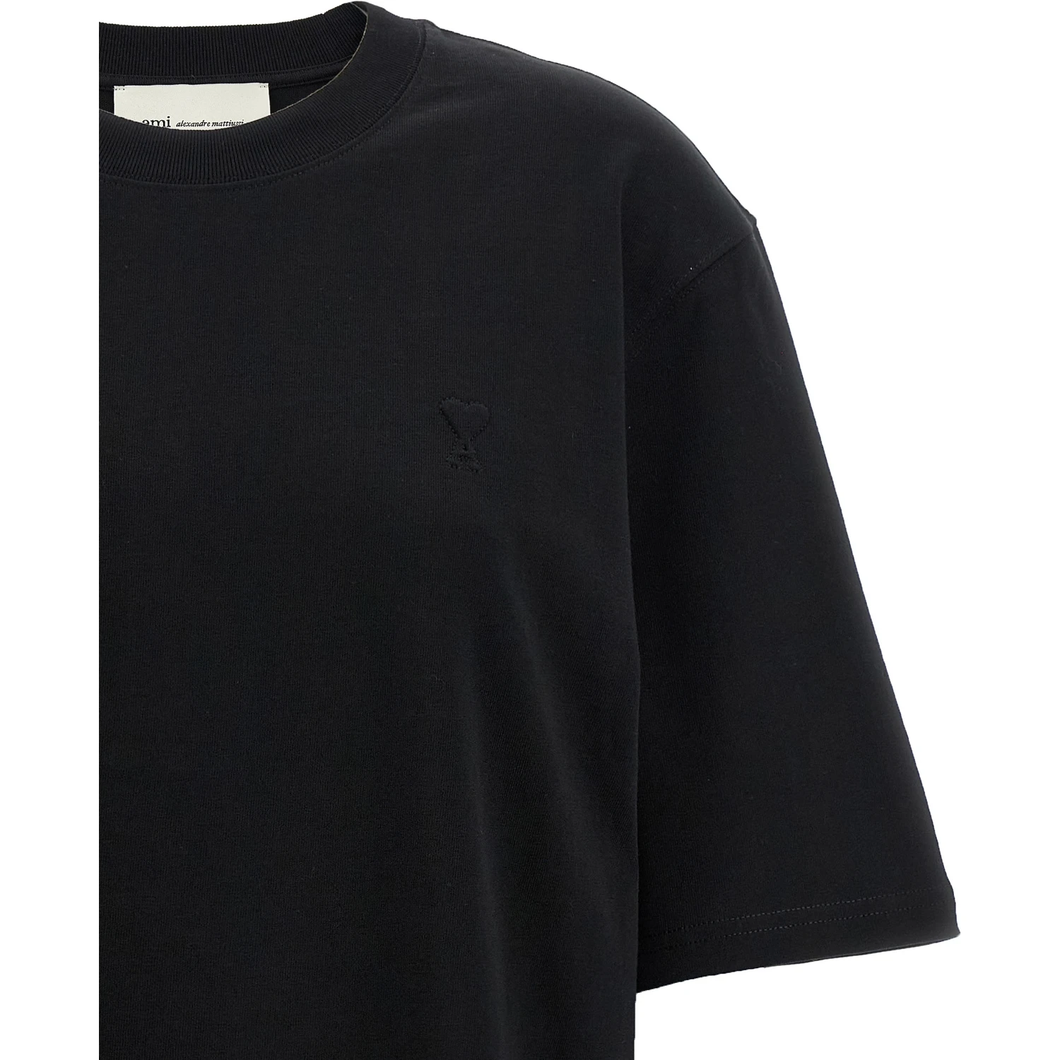 Black Cotton T-Shirt
